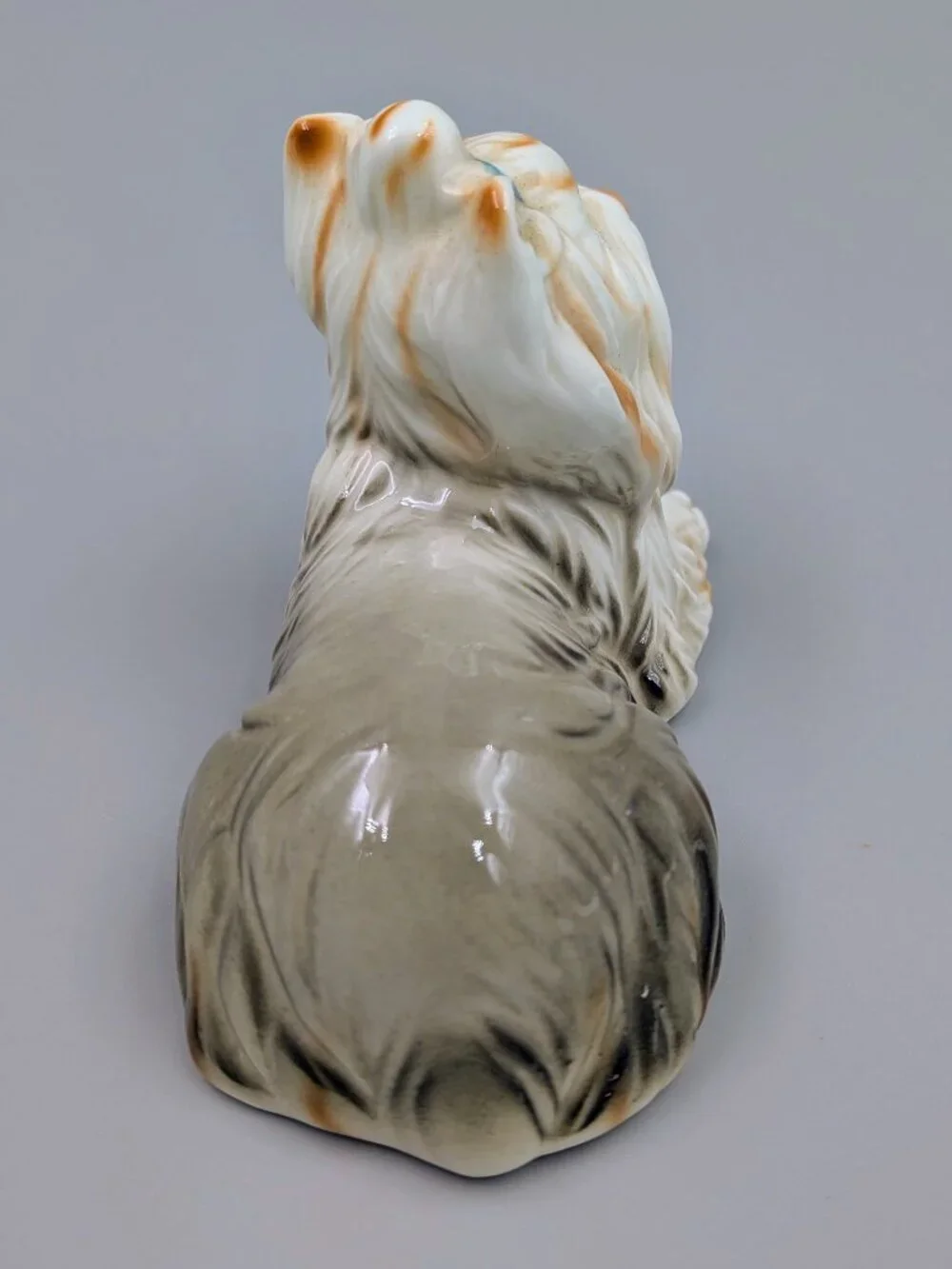 Vintage Porcelain Yorkshire Terrier Dog Figurine | Shelfie Home Decor